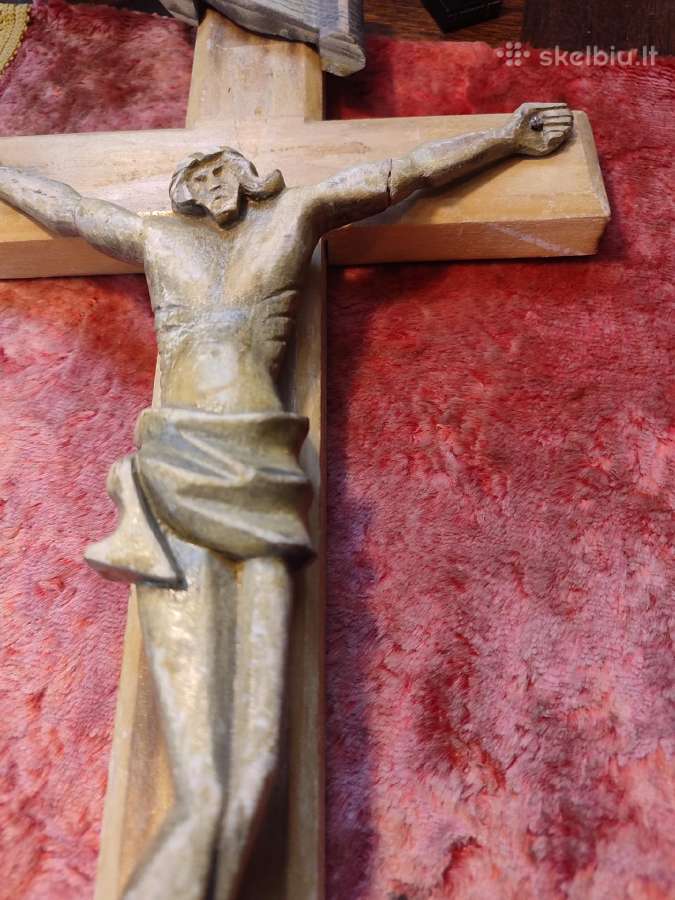 Religija senas medinis kryžius - nuotraukos Nr. 6