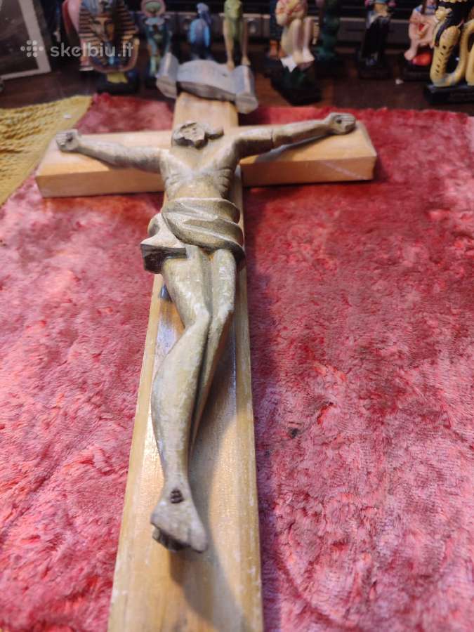 Religija senas medinis kryžius - nuotraukos Nr. 7