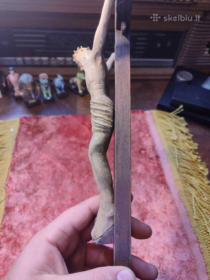Religija senas pastatomas medinis kryžius - nuotraukos Nr. 7