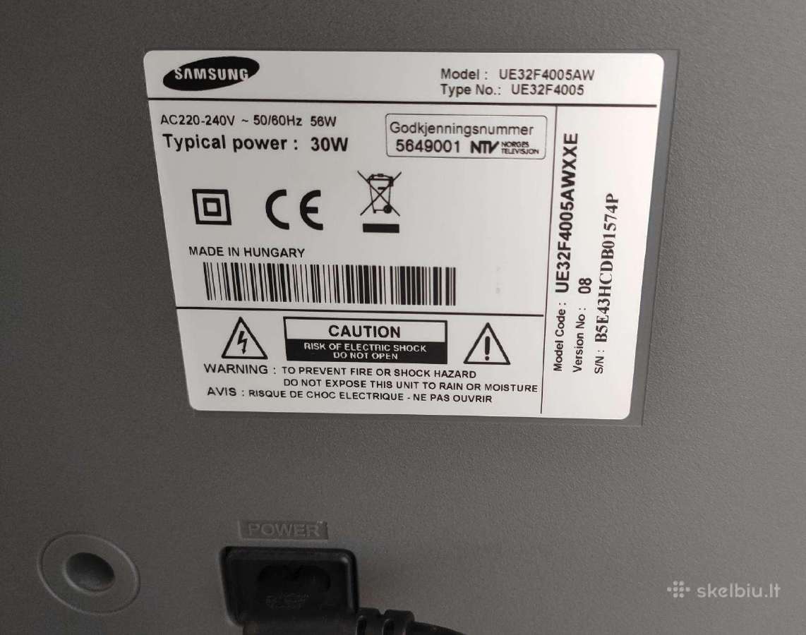 Samsung Televizorius - nuotraukos Nr. 8