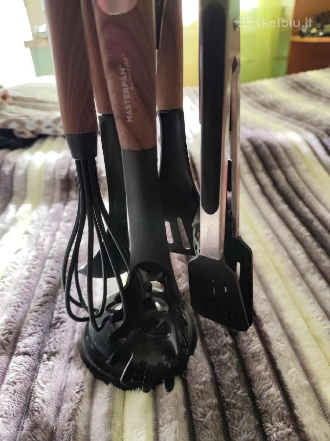 Masterpan 7 dalių virtuvės įrankių rinkinys su sto - nuotraukos Nr. 5