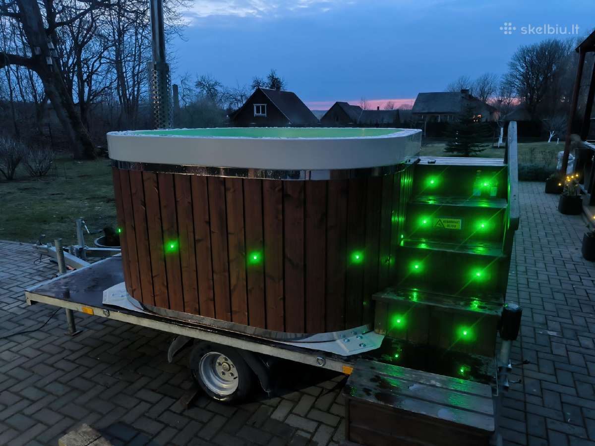 Mobilaus kubilo su jacuzzi / pirties nuoma 60 €
