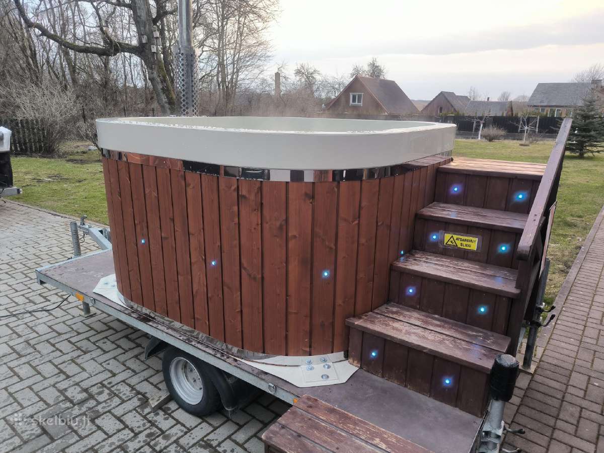 Mobilaus kubilo su jacuzzi / pirties nuoma 60 € - nuotraukos Nr. 4