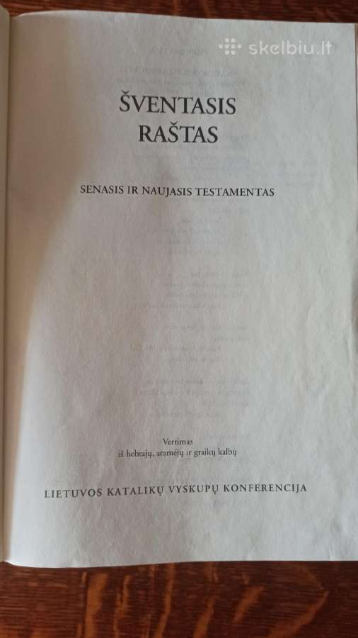 Parduodu knyga"šventas Raštas" - nuotraukos Nr. 3