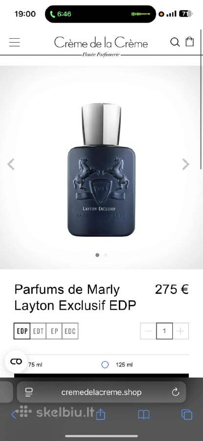 Creme de la Creme kvepalai Layton Exclusive Marly - nuotraukos Nr. 4