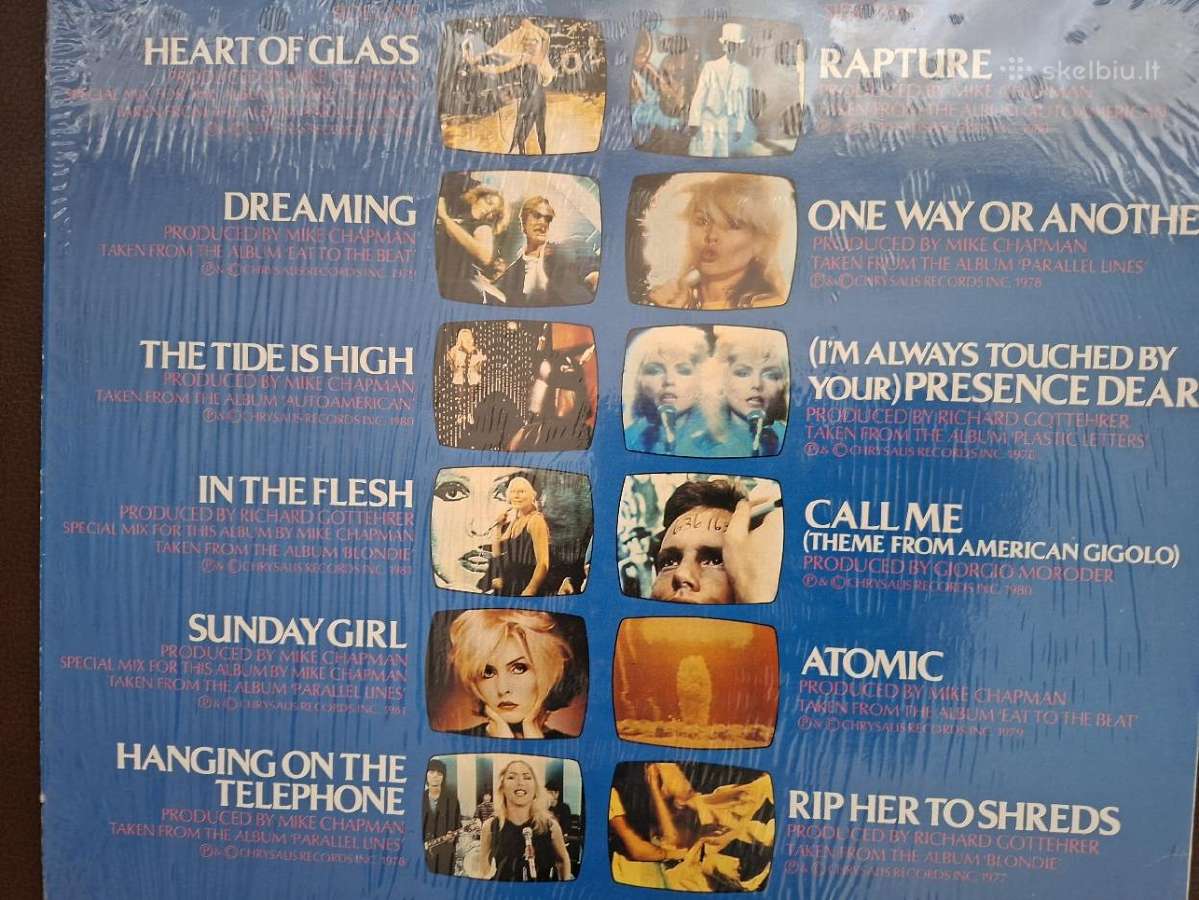 Blondie 1981 “The Best Of Blondie - nuotraukos Nr. 2