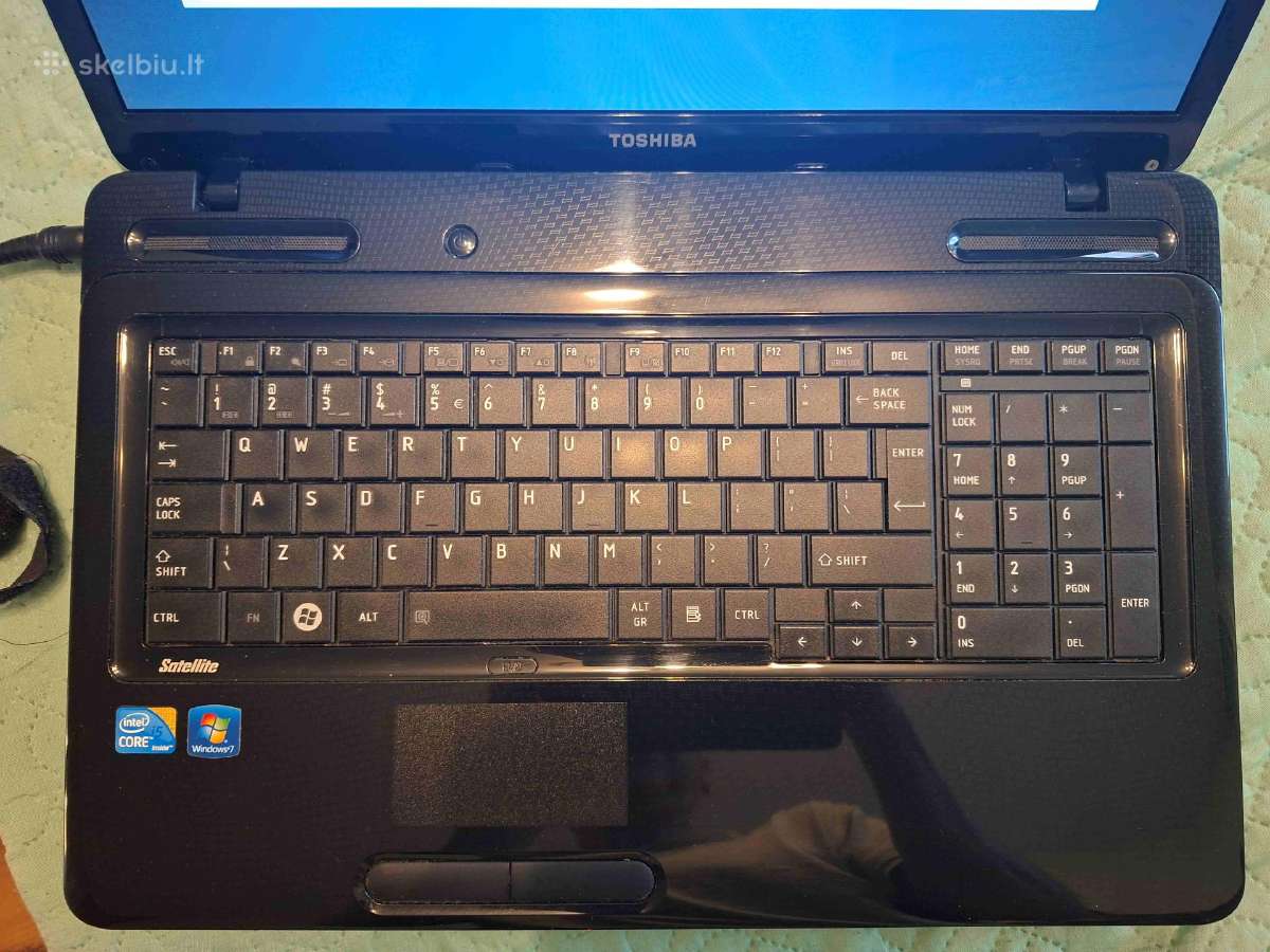Toshiba Stellite L670, i5-520m, 17 colių, dalims - nuotraukos Nr. 2