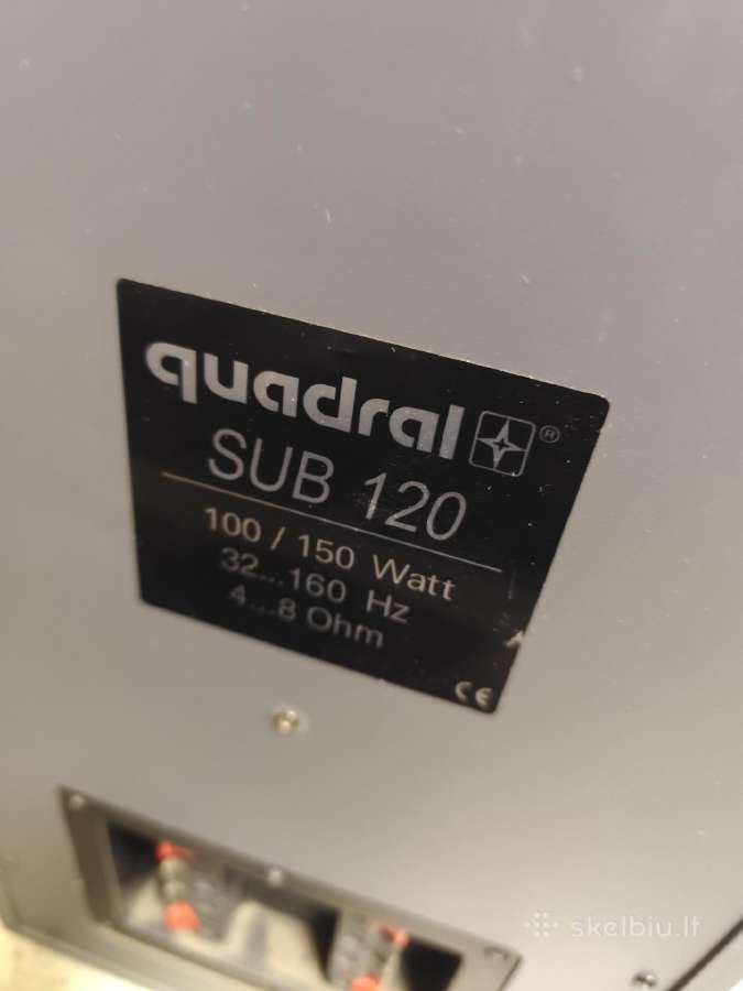 Žemų dažnių kolonėlė Quadral Subwoofer - nuotraukos Nr. 2