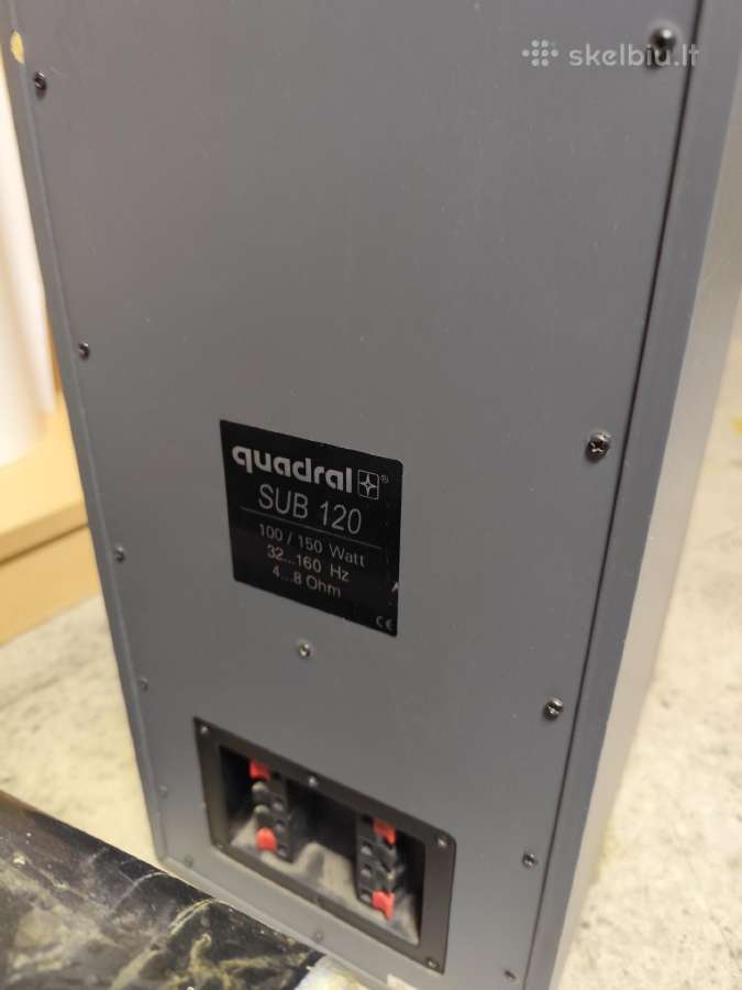 Žemų dažnių kolonėlė Quadral Subwoofer - nuotraukos Nr. 3