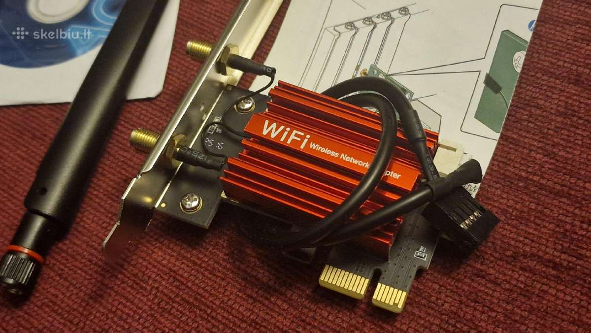 WiFi pci + Bt plokste - nuotraukos Nr. 6