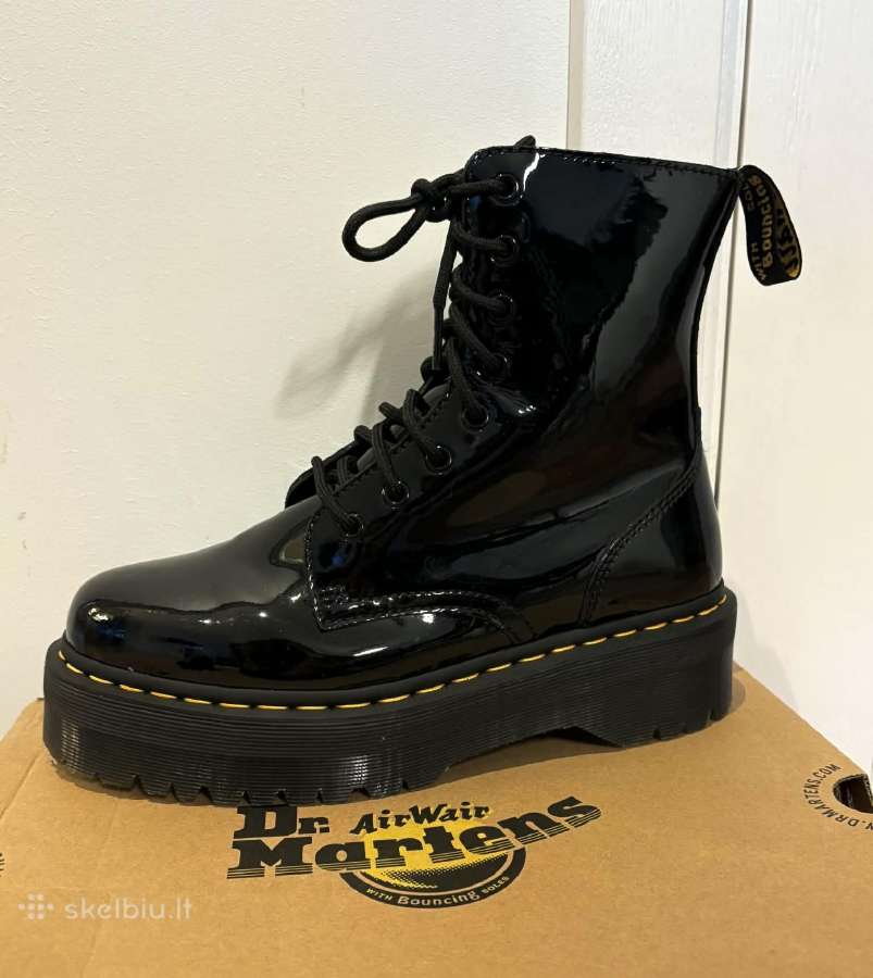 Dr. Martens juodi platforminiai aulinukai