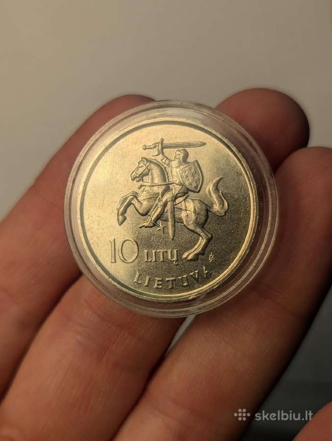 Parduodama 10 litų 1993 metų Darius ir Girėnas