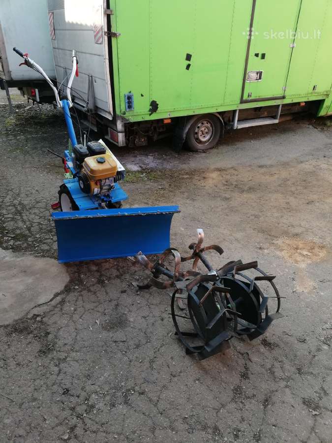 Motoblokas Neva B2, su visais priedais, naudotas