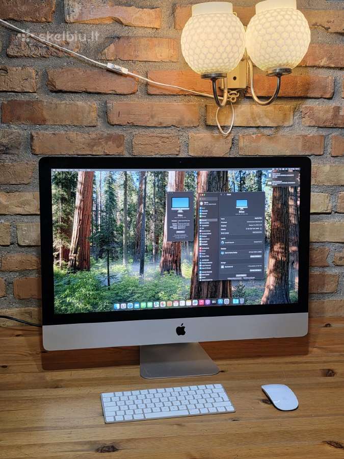 Apple iMac A2115 2019m. 27" 5k LED 24gb i5 A1419