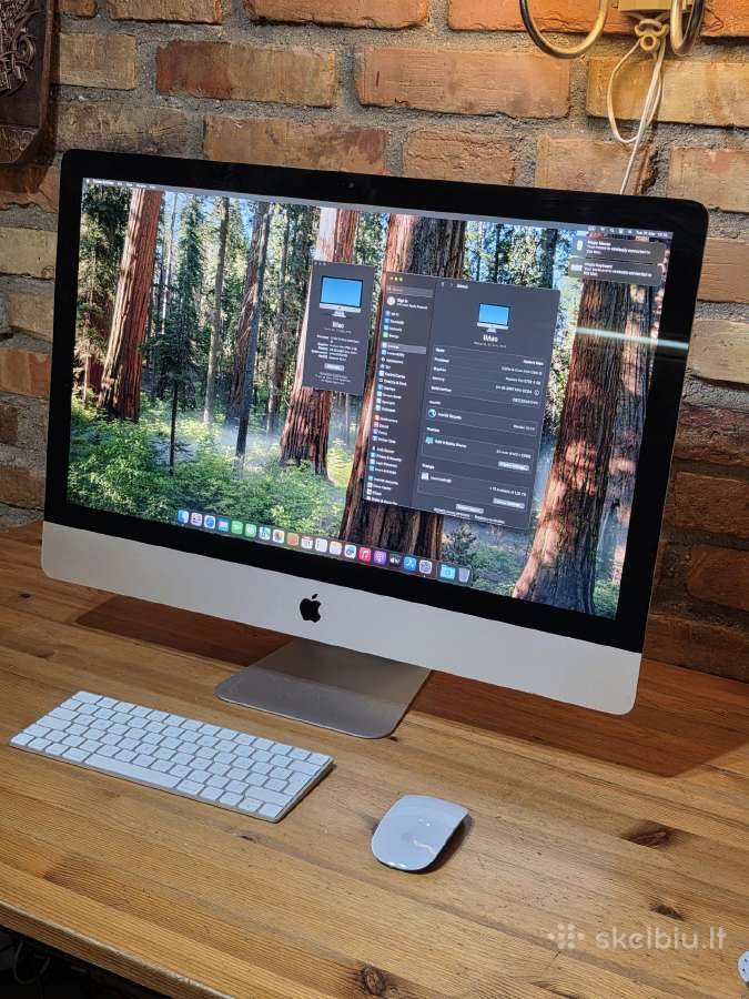 Apple iMac A2115 2019m. 27" 5k LED 24gb i5 A1419 - nuotraukos Nr. 6