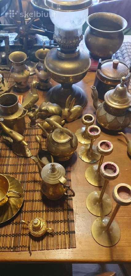 Antikvarinis žalvario varpelis, Indija (XX a. vidu - nuotraukos Nr. 9