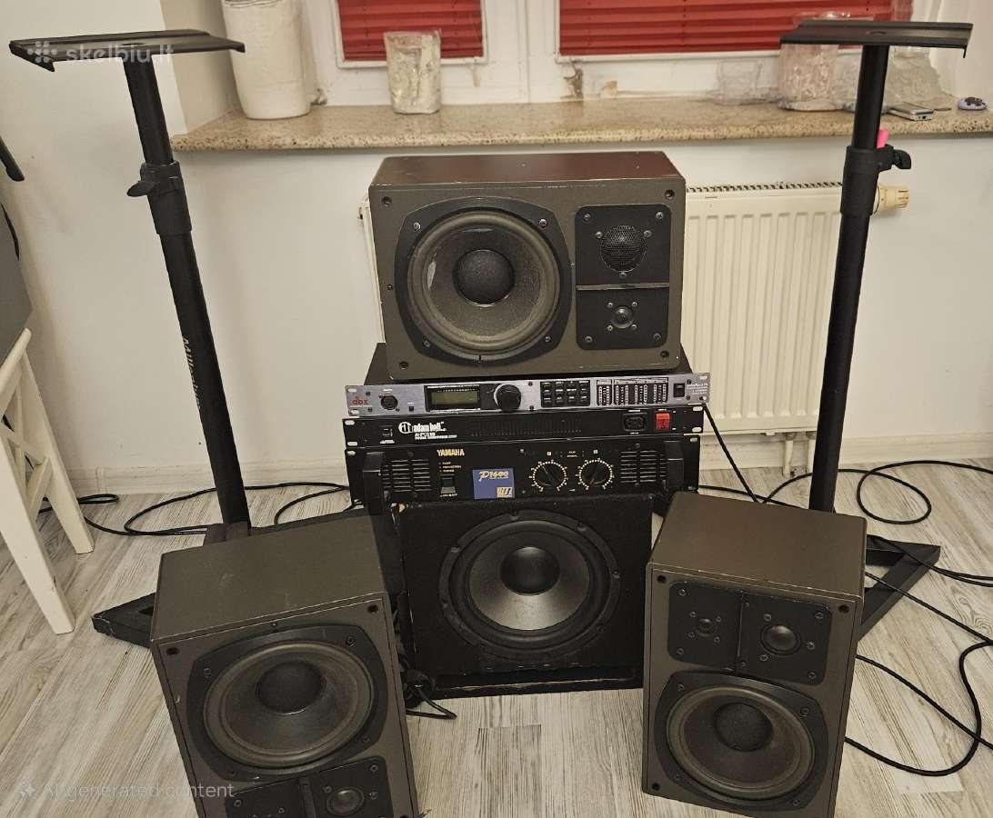 Klein und Hummel O98 +Sub, Yamaha stipr. Dbx Pa - nuotraukos Nr. 5