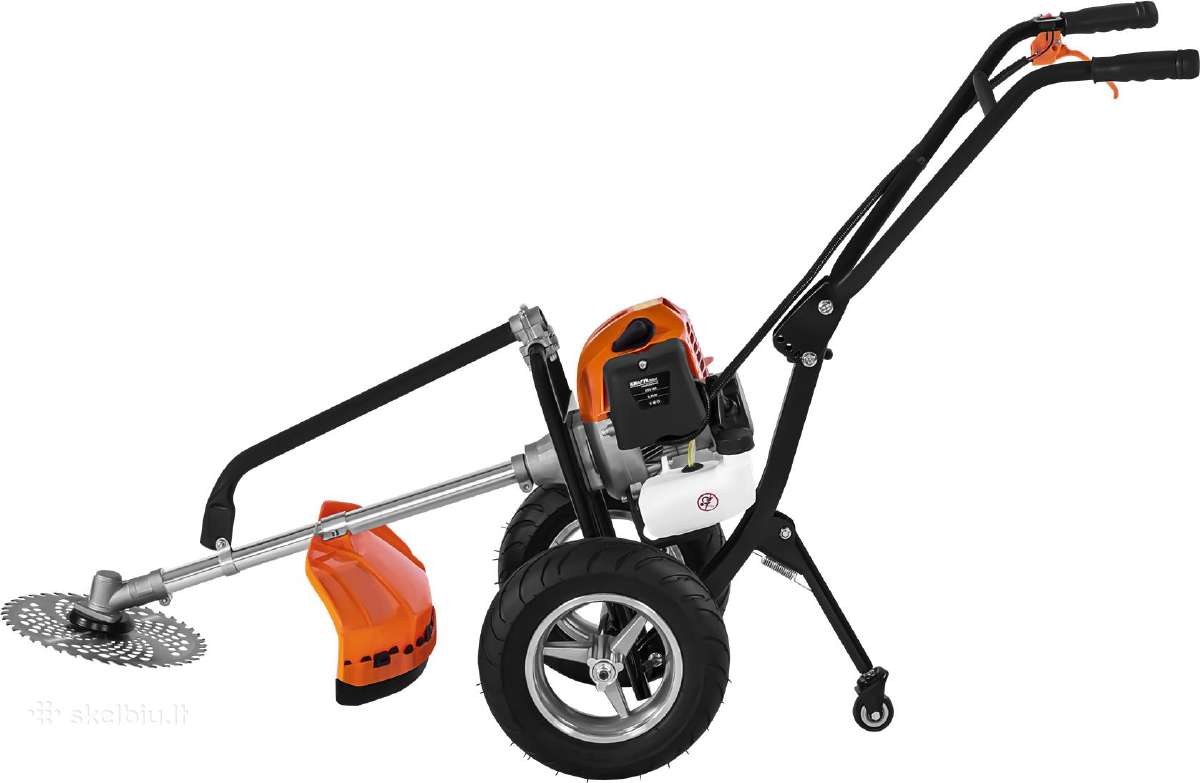 Benzininė žoliapjovė ant ratukų 3,8kw, 52cm3 - nuotraukos Nr. 2