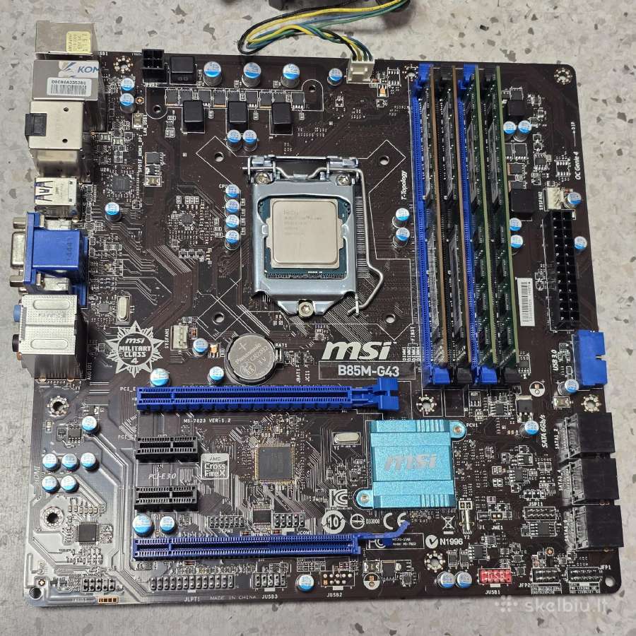 Nemokamai Msi B85m-g43