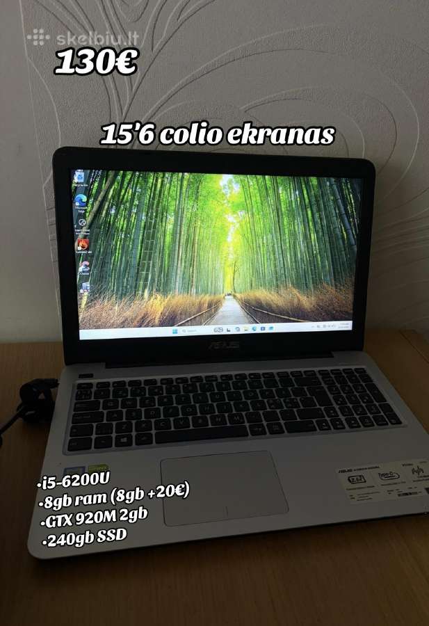 Biudžetiniai laptopai 35-250 eur - nuotraukos Nr. 7