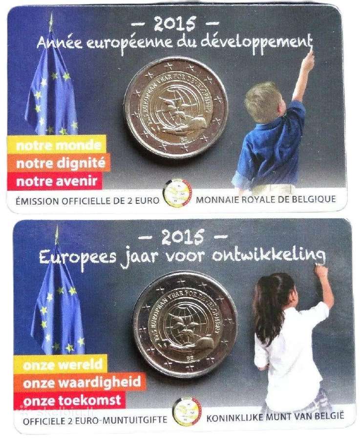 Belgija 2 eurai 2015 kortelė - Development