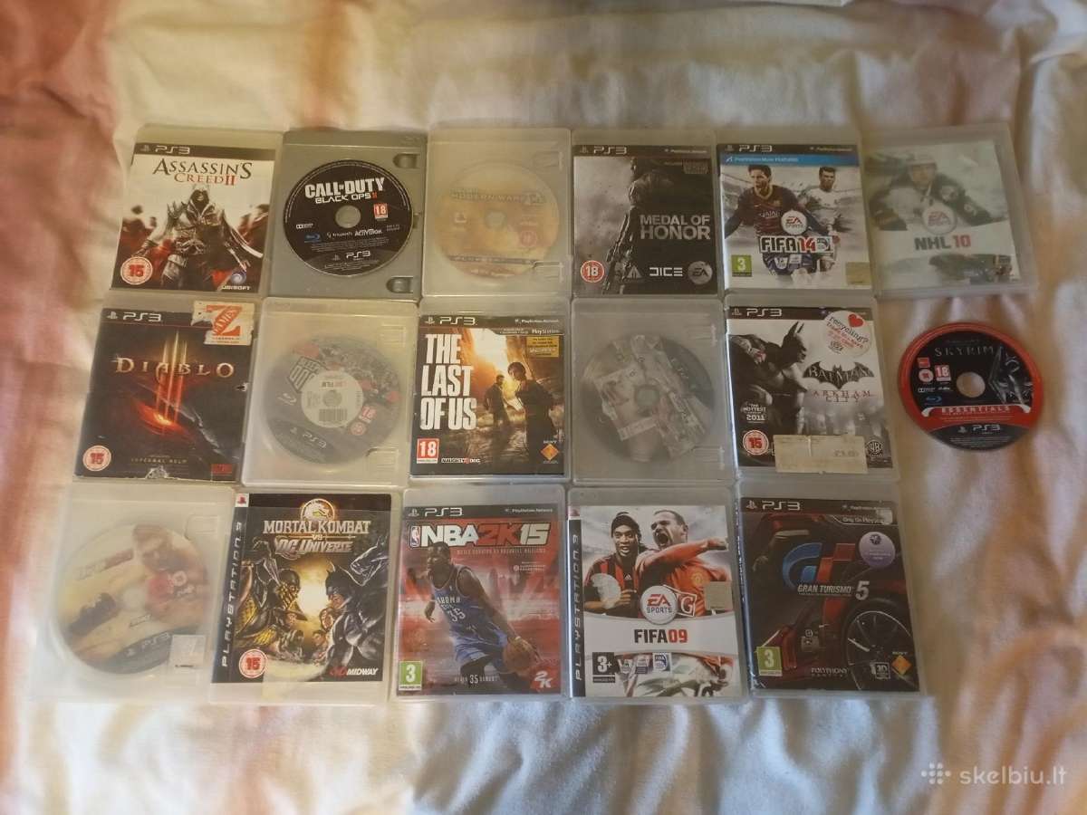 Parduodu Playstation3 žaidimus. Visi diskai veikia