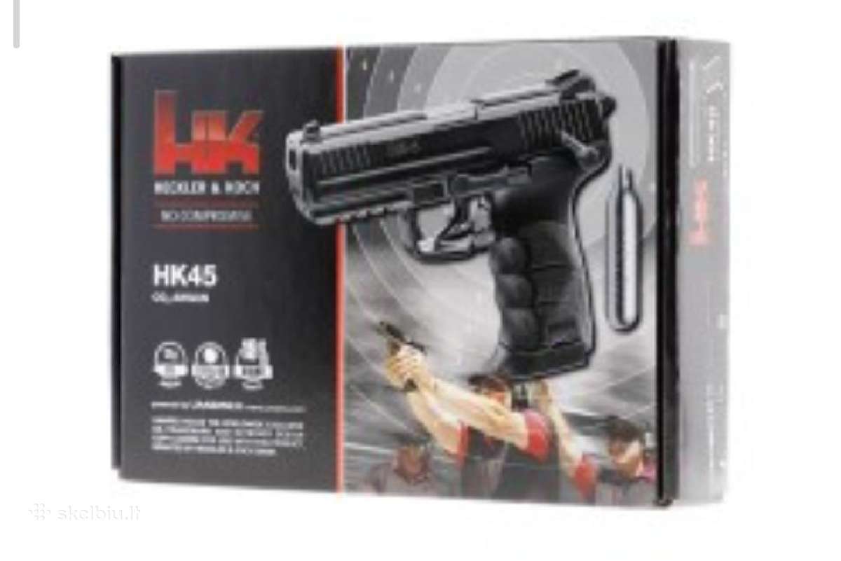 Hk45 Co2 pneumatinis pistoleas