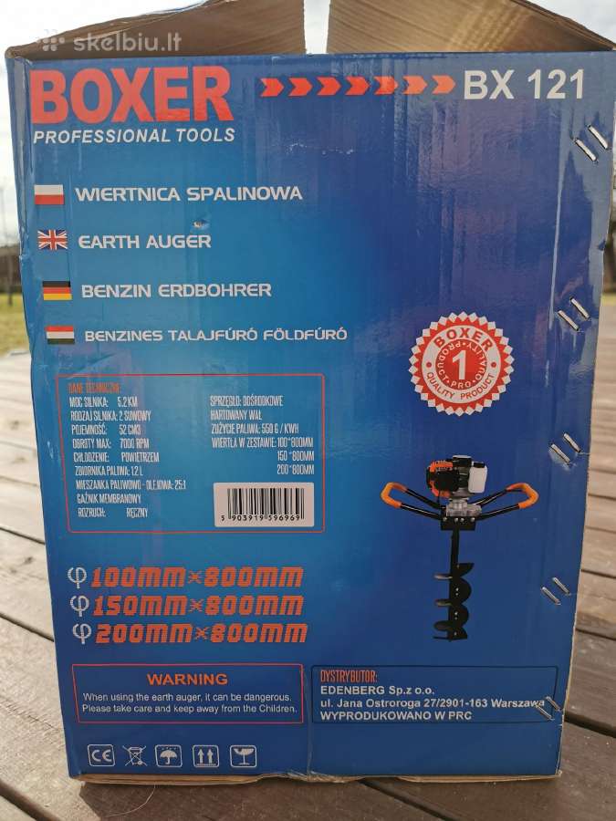 Naujas benzininis grąžtas su 3x grąžtais! - nuotraukos Nr. 13