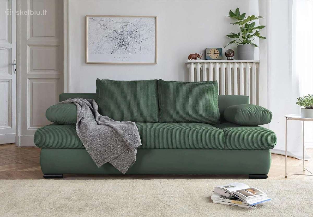 Minkšta sofa-lova '' Chicago'' su dėže patalynei - nuotraukos Nr. 3