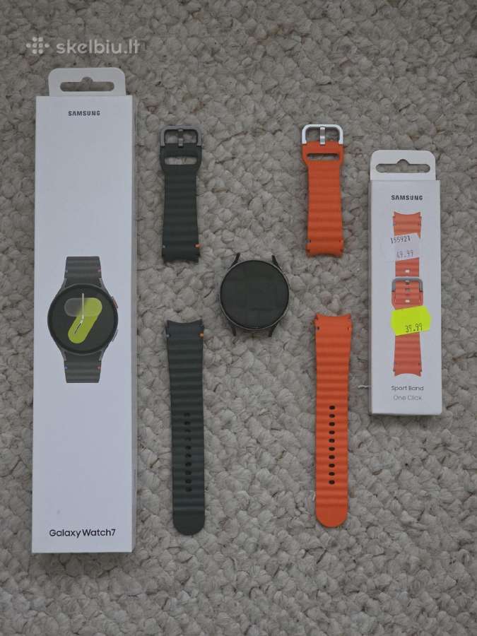 Samsung Galaxy Watch7 Lte 44mm + 2 dirželiai
