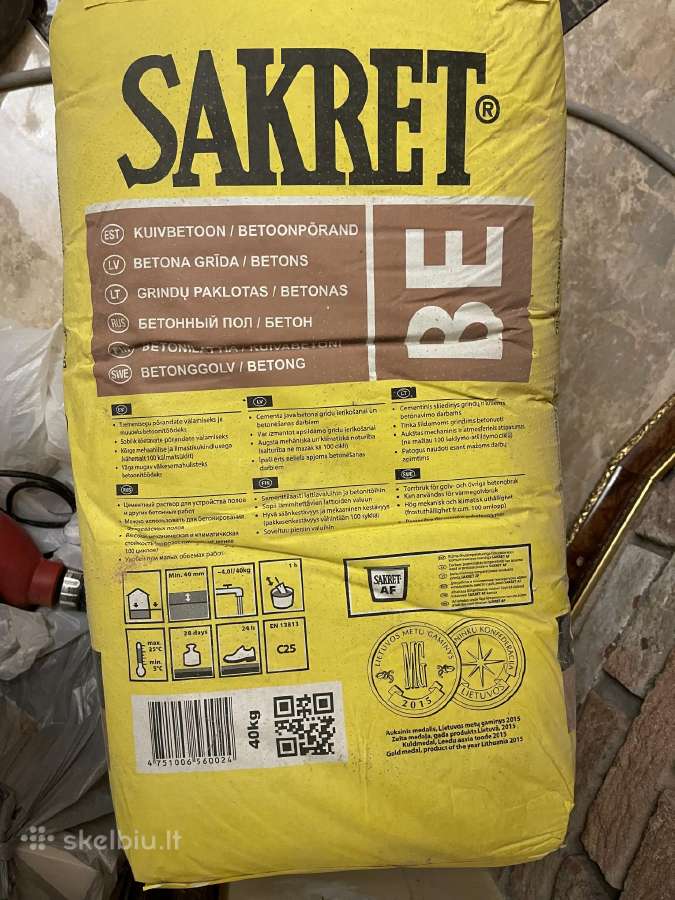 Pigiau betono mišinys grindims
