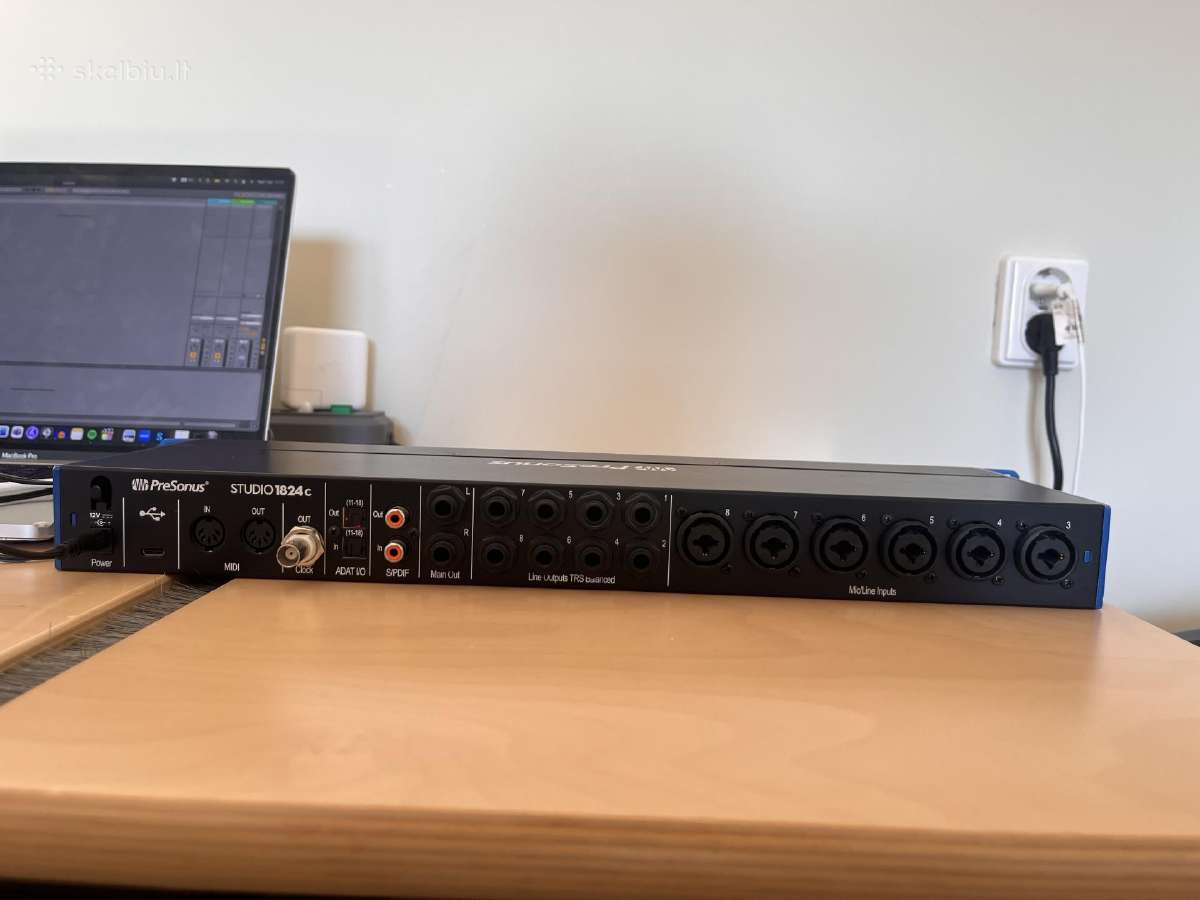 Presonus Studio 1824c – 18x20 Usb-c audio korta - nuotraukos Nr. 3
