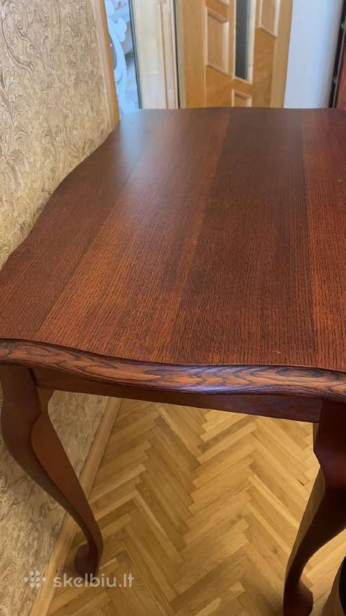 Elegantiškas ąžuolo masyvo staliukas - nuotraukos Nr. 7