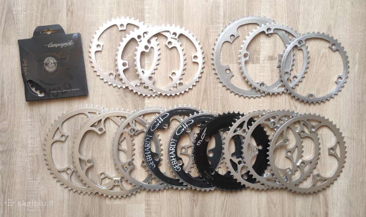 Priekinės žvaigždės chainrings 144 135 130 110 Bcd