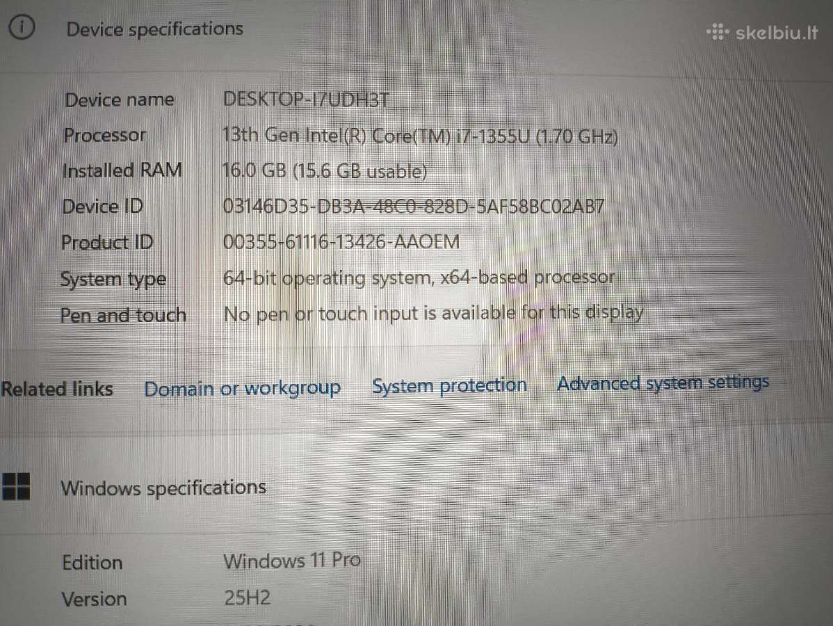 Probook 15.6 Fhd Ips i7-1355u 16gb 512gb 19% - nuotraukos Nr. 4