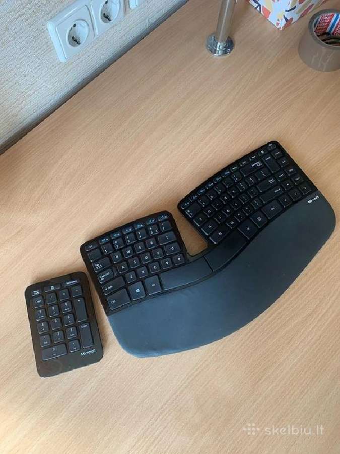Ergonomiška klamicrosoft Sculpt Ergonomic Keyboard