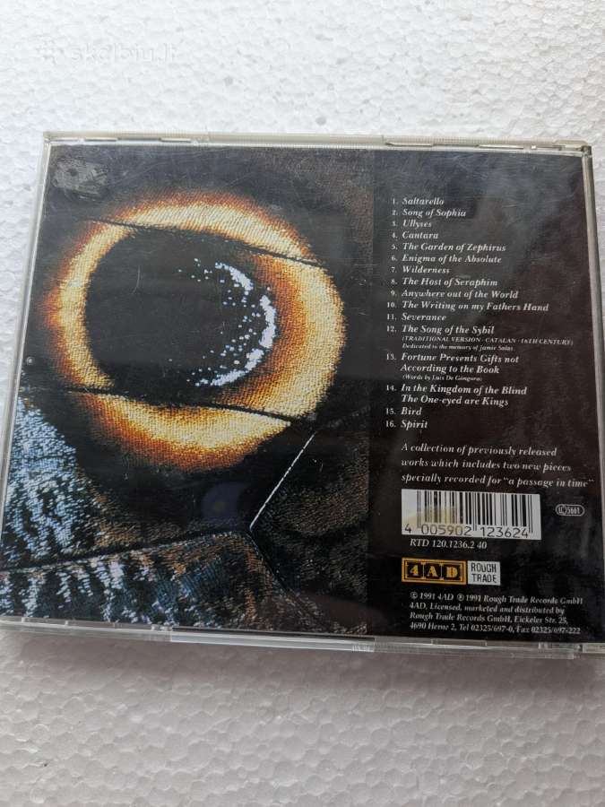 Dead Can Dance - A Passage In Time (CD, Comp) - nuotraukos Nr. 2