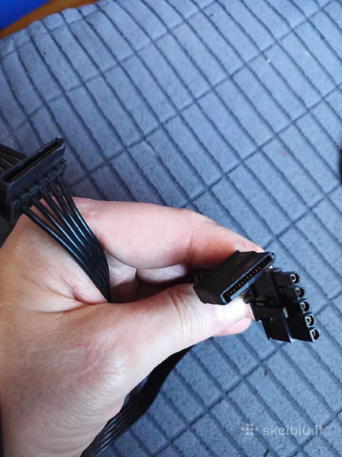 Psu bloko 8pin i 2+6pin kabelis ir kt - nuotraukos Nr. 7