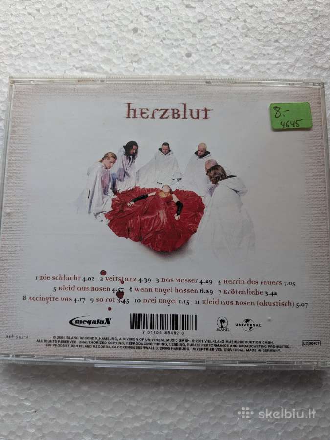 Subway To Sally - Herzblut (CD, Album, Rp) - nuotraukos Nr. 2