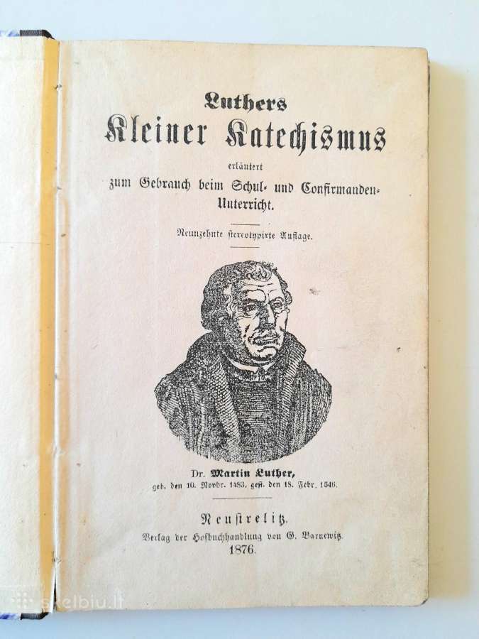 "Mažasis Katekizmas" 1876m.