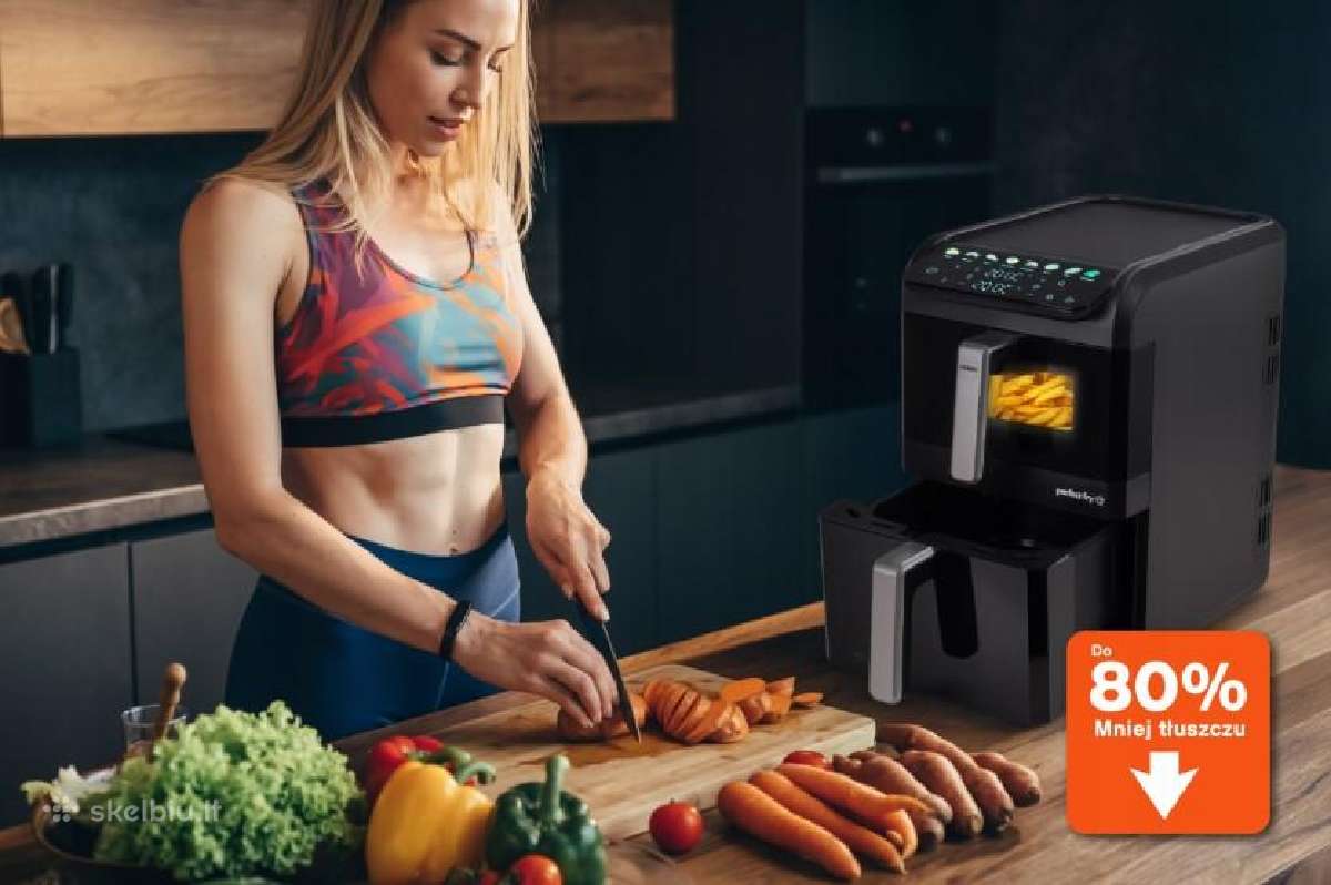 Karšto oro gruzdintuvė 10l 2700w - nuotraukos Nr. 6