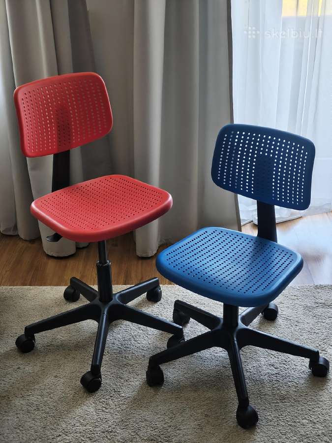 Ikea kėdės su ratukais