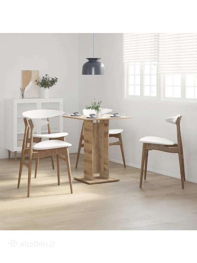 Bistro staliukas, artisano ąžuolo spalvos 60x60x75