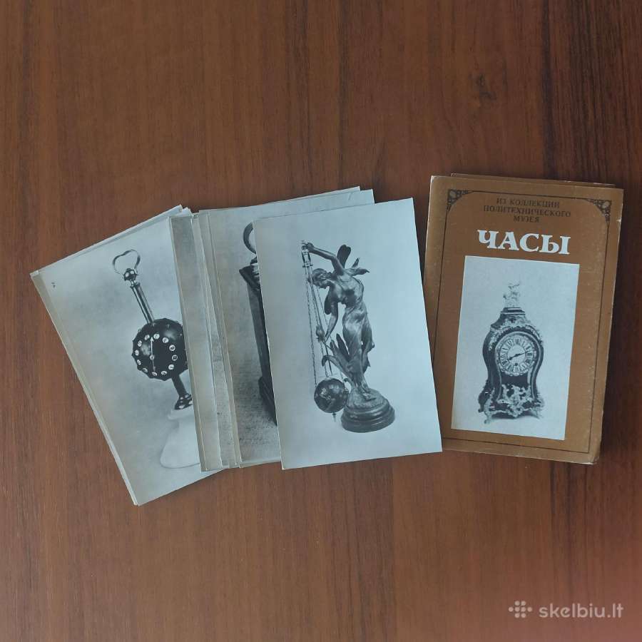 Atviručių komplektas " Senoviniai Laikrodžiai " - nuotraukos Nr. 6