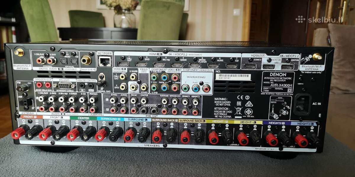 Denon Avr X4300h - nuotraukos Nr. 2