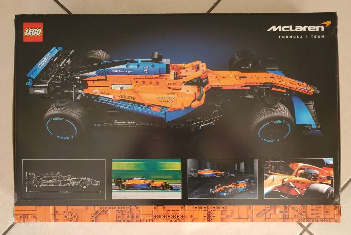 Lego Technic 42141 Mclaren Formula 1 - nuotraukos Nr. 2