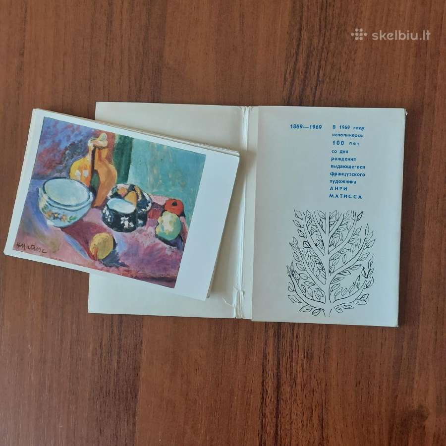 Henri Matisse - atviručių komplektas - nuotraukos Nr. 3