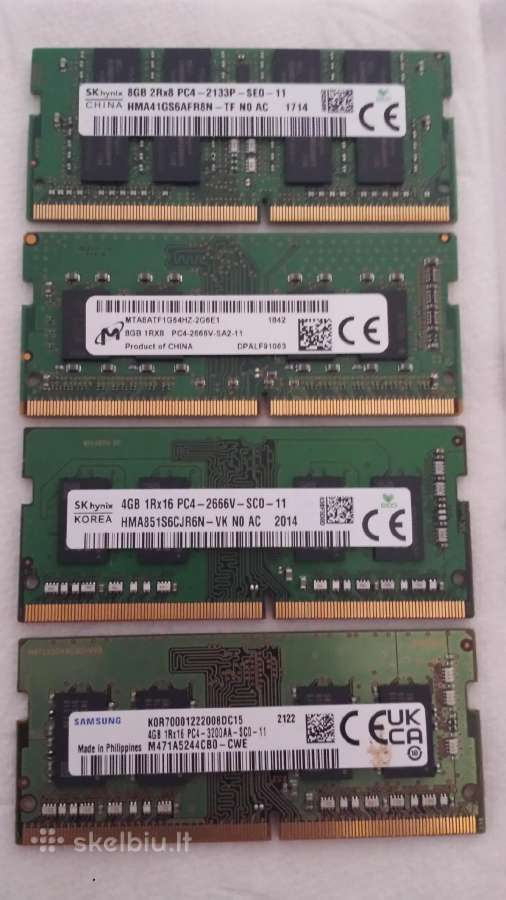 Ddr4 po 1vnt 4-8gb - nuotraukos Nr. 2