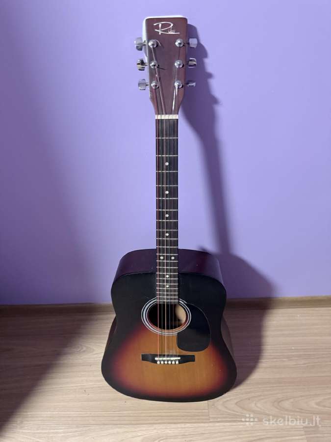 Gitara, geros bükles, su naujomis stygomis, naudot - nuotraukos Nr. 2