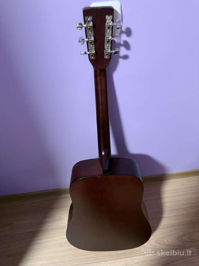 Gitara, geros bükles, su naujomis stygomis, naudot - nuotraukos Nr. 3